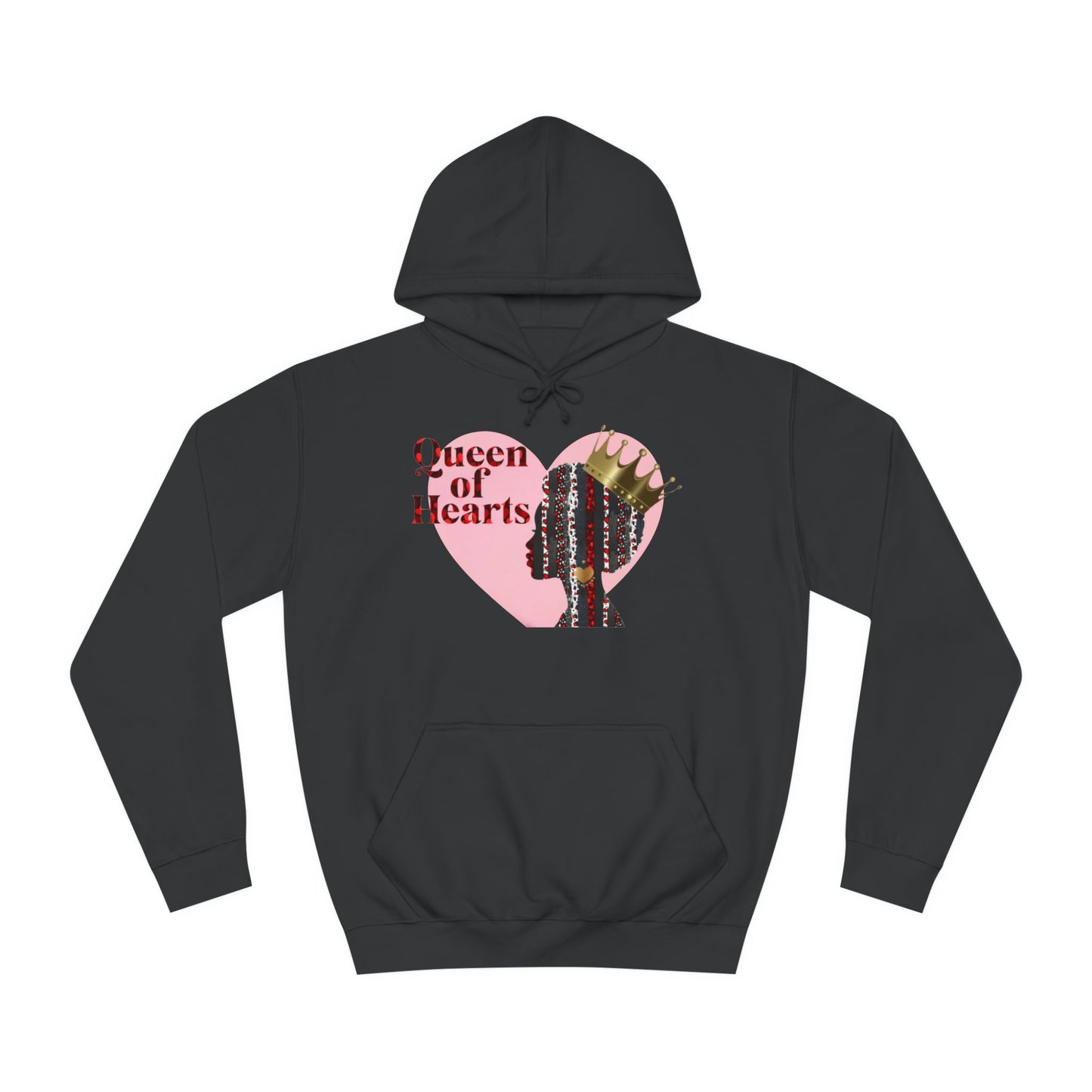 Queen of Hearts Unisex College Hoodie