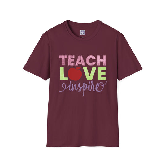 Teach Love Inspire Unisex Softstyle T-Shirt