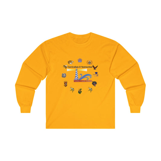 Custom ComfortWash® Long Sleeve T-Shirt - Curriculum & Instruction Design