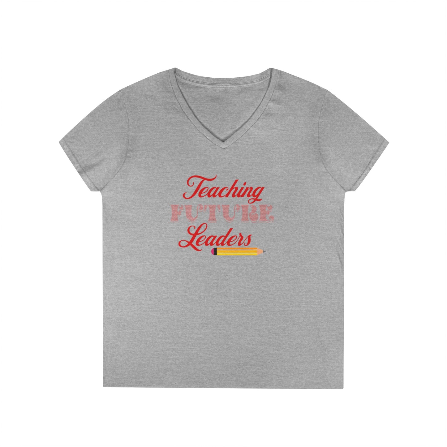 Teaching Future Leaders Ladies' V-Neck T-Shirt