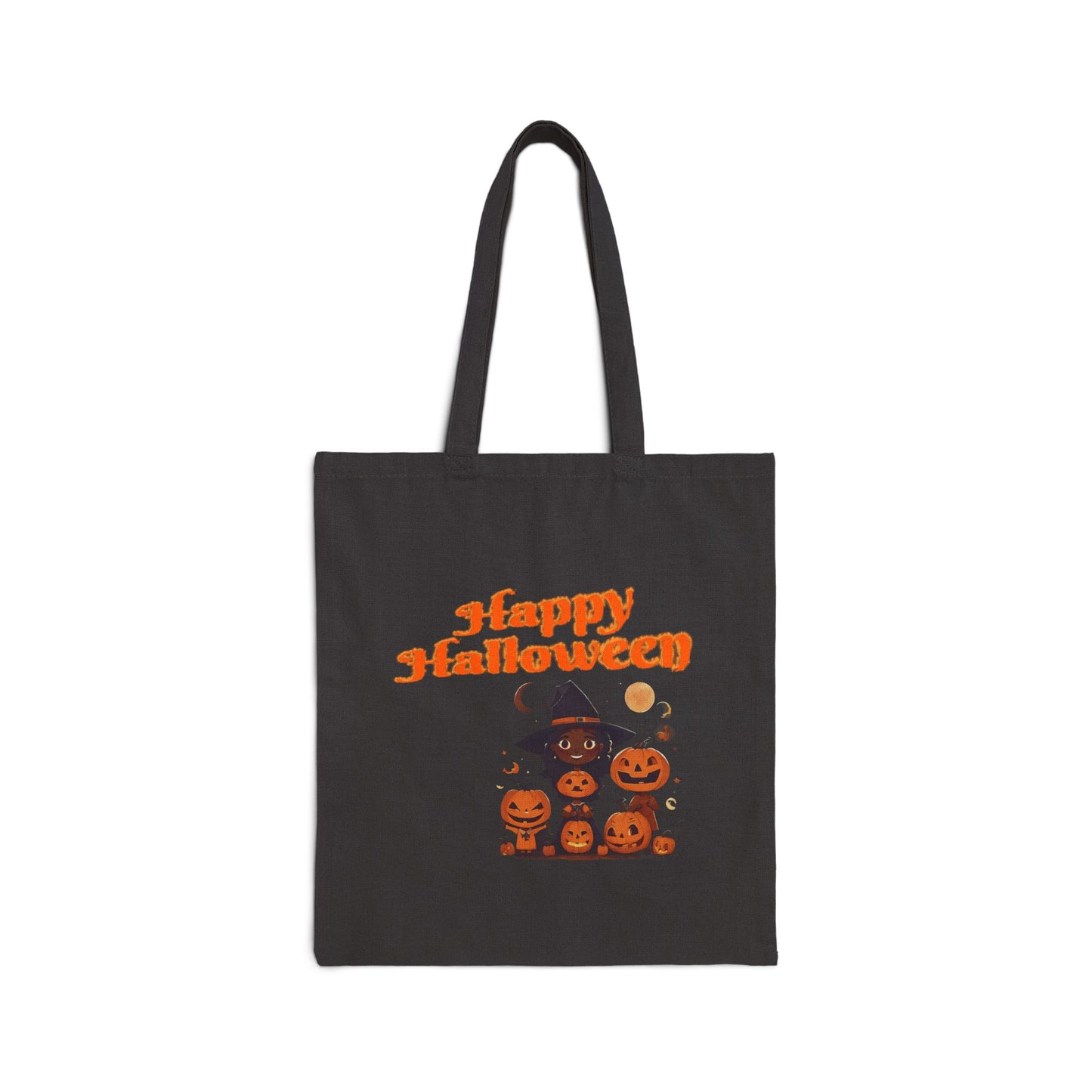 Happy Halloween 2 Cotton Canvas Tote Bag