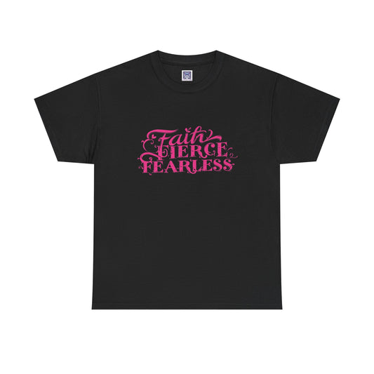 MVC Goes Pink: Faith, Fierce, Fearless Cotton Tee
