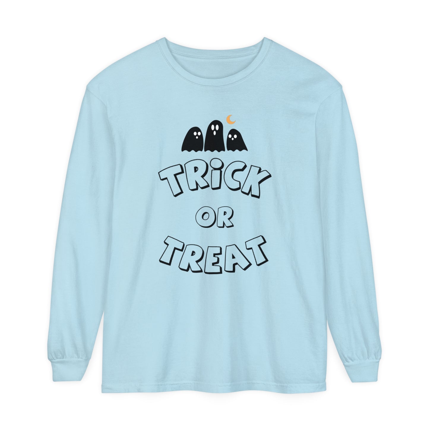 Adult Trick or Treat Long Sleeve Shirt Long Sleeve T-Shirt