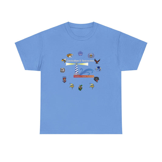 HCS Curriculum and Instruction: Lighting the Way to Achievement Cotton Tee (Circular)