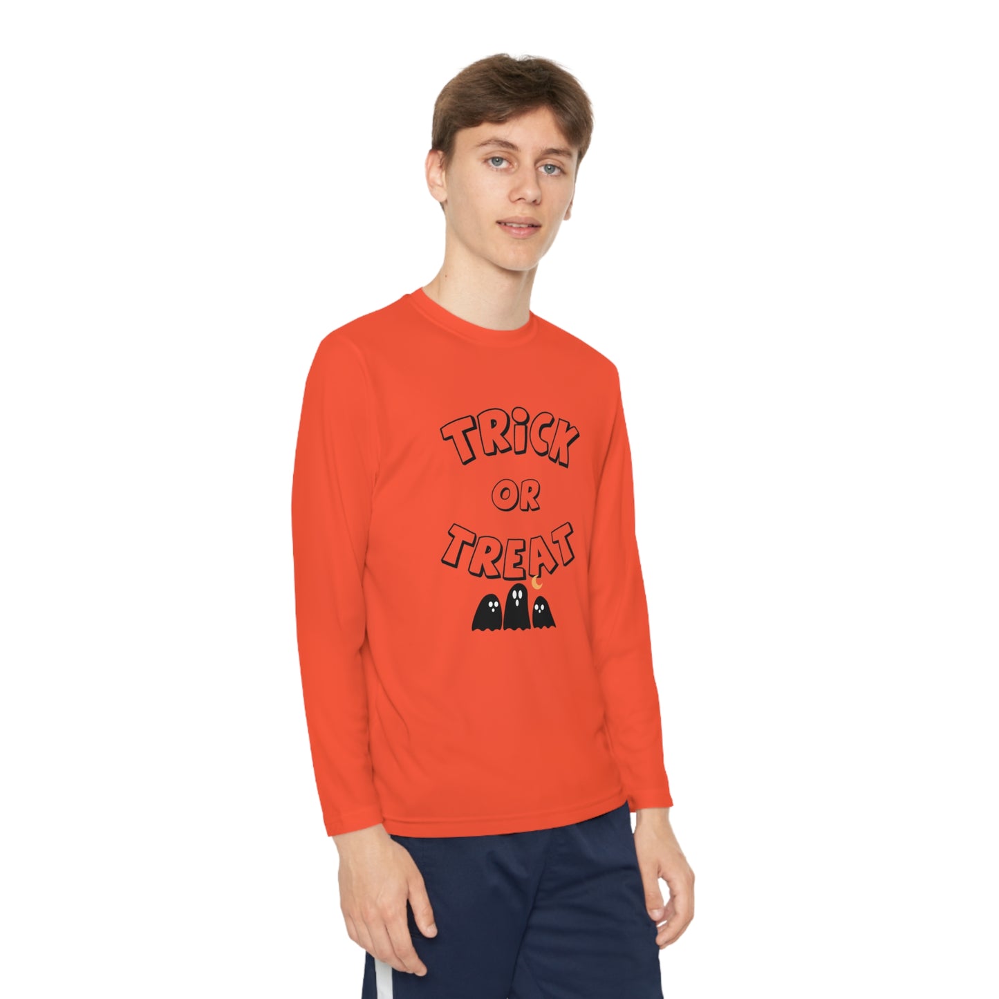 Youth Trick or Treat Long Sleeve Shirt