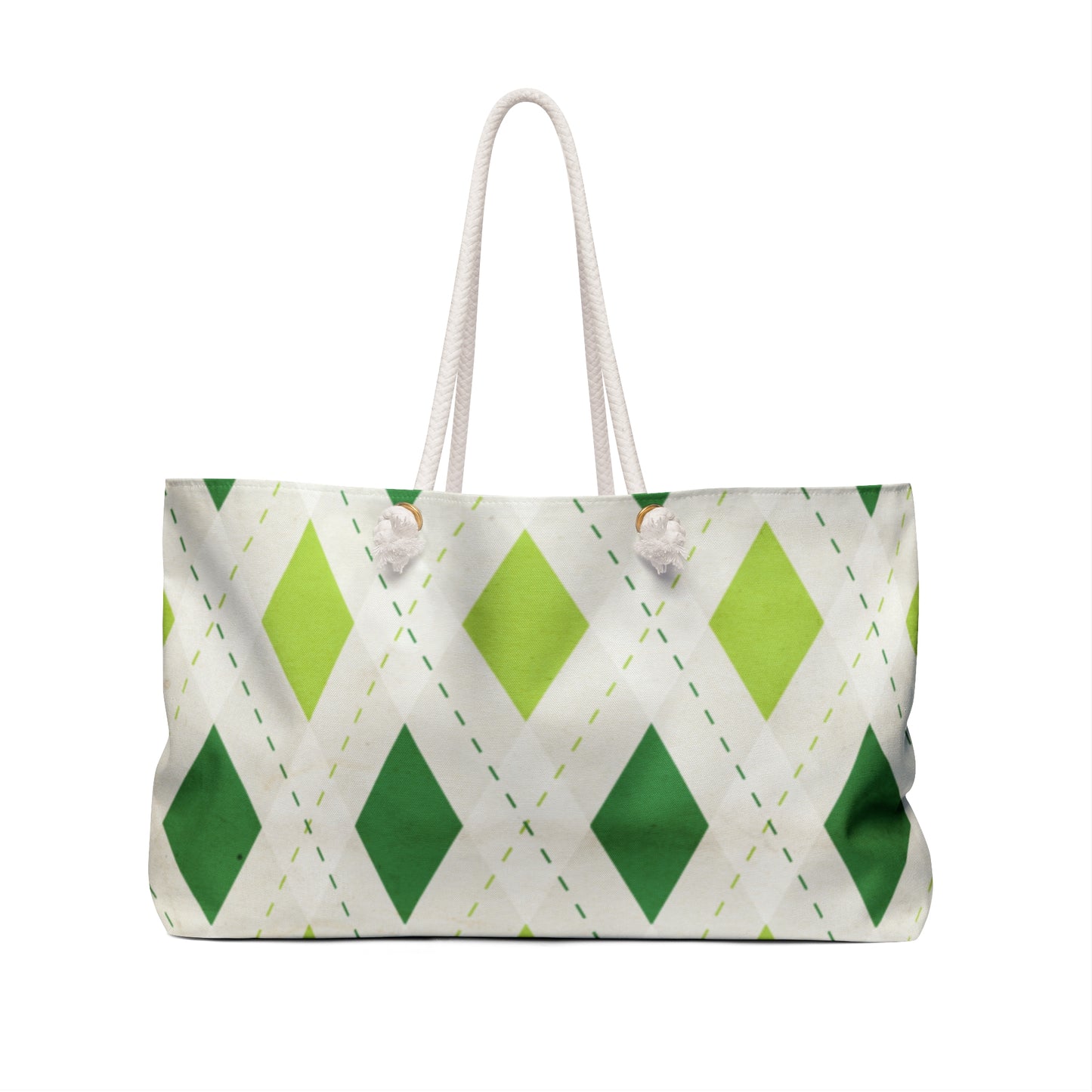 Weekender Bag St Patricks Green Diamonds