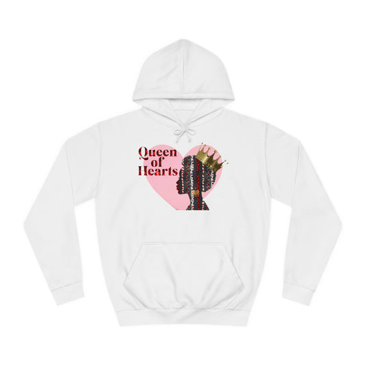 Queen of Hearts Unisex College Hoodie
