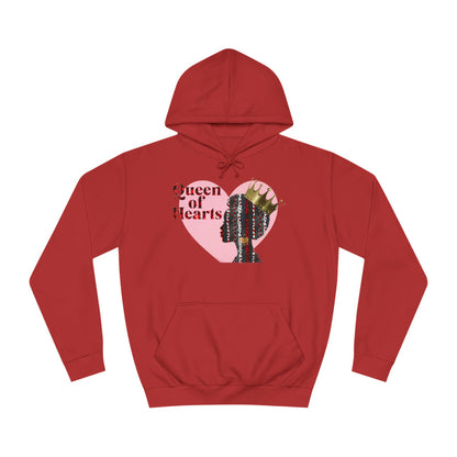 Queen of Hearts Unisex College Hoodie