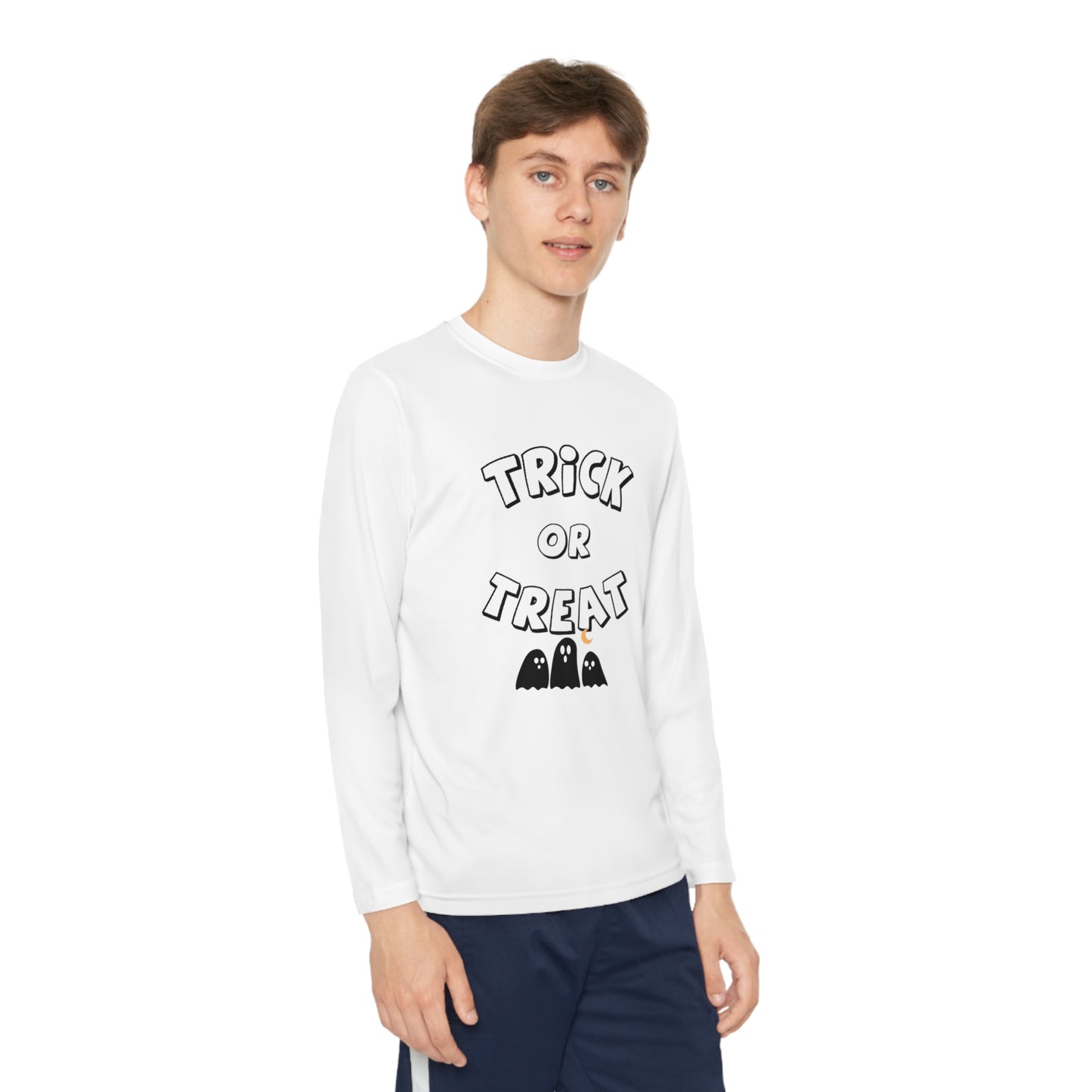 Youth Trick or Treat Long Sleeve Shirt