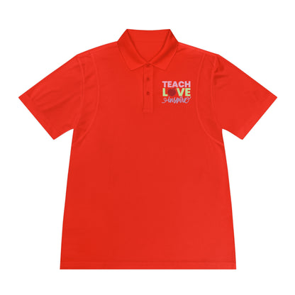 Teach Love Inspire Unisex Sport Polo Shirt