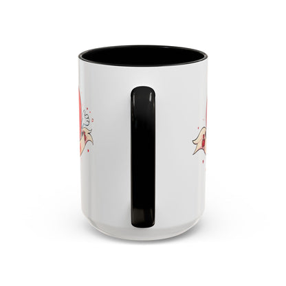 Spread Joy Valentine’s Accent Coffee Mug (11oz, 15oz)