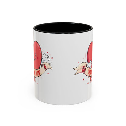 Spread Joy Valentine’s Accent Coffee Mug (11oz, 15oz)
