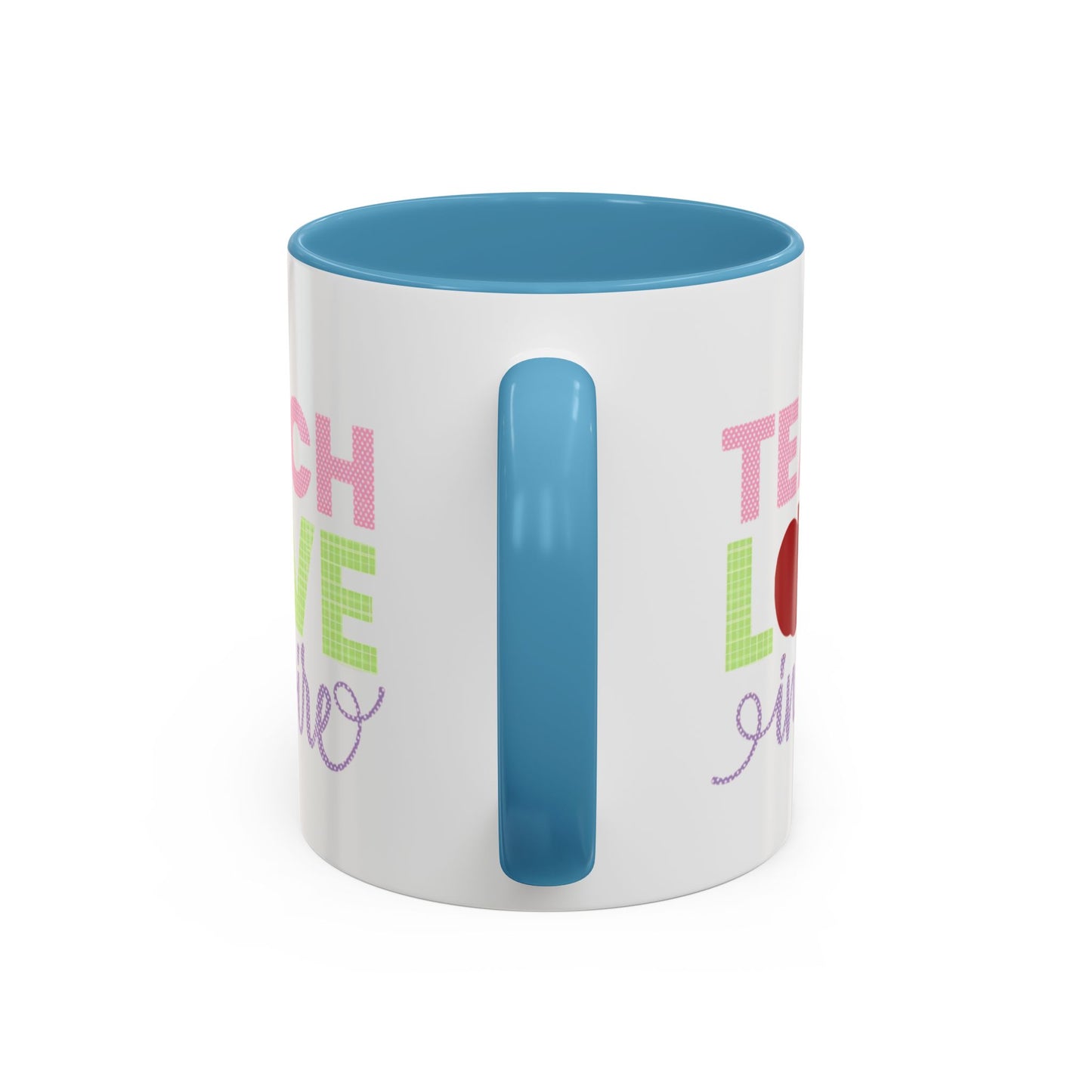 Teach Love Inspire Accent Coffee Mug