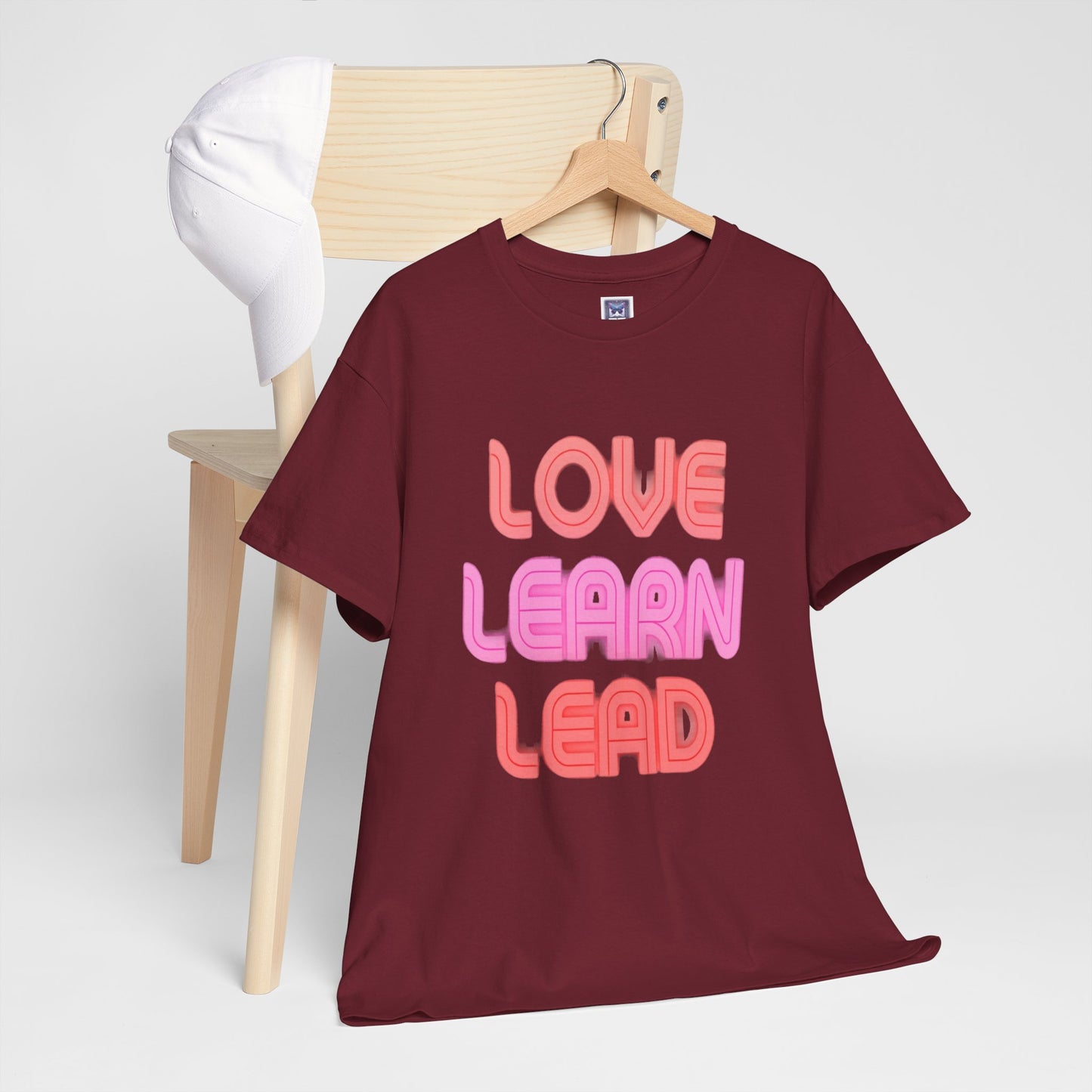 Love Learn Lead Valentine's Unisex Tee