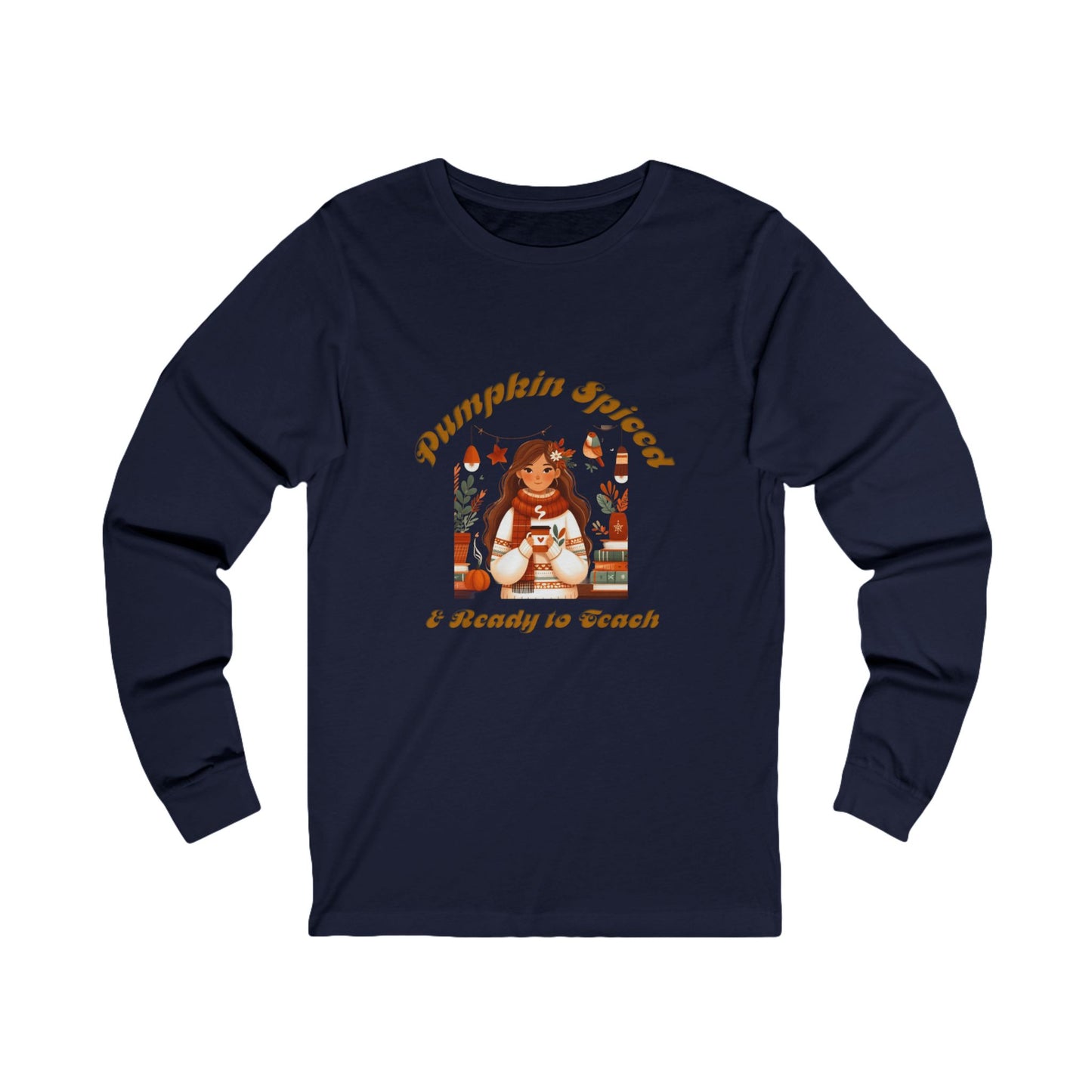 Pumpkin Spiced 3 Long Sleeve Tee