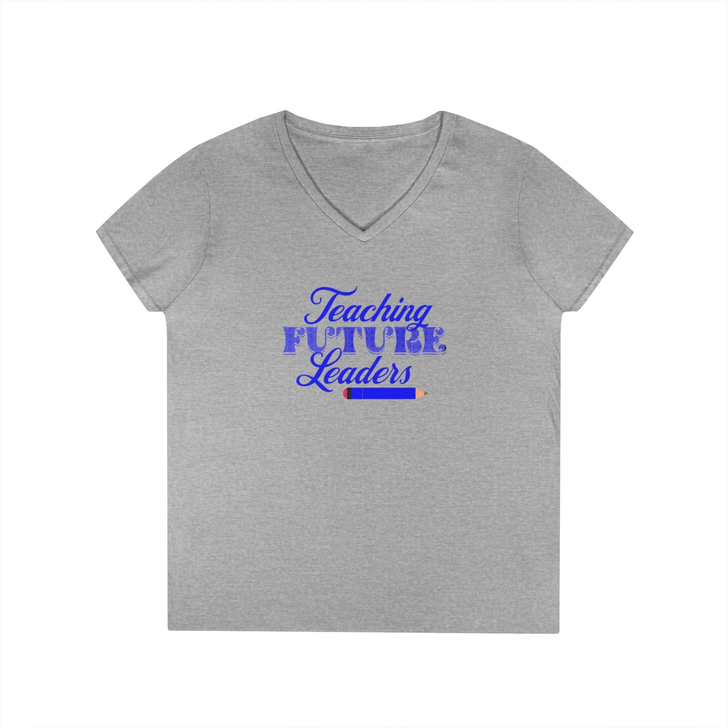 Teaching Future Leaders Ladies' V-Neck T-Shirt