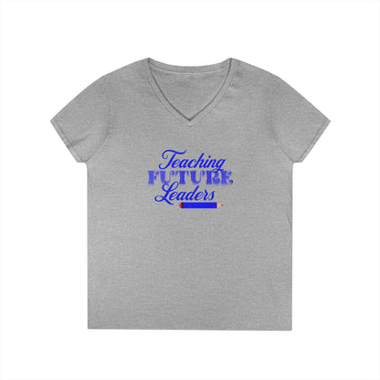 Teaching Future Leaders Ladies' V-Neck T-Shirt