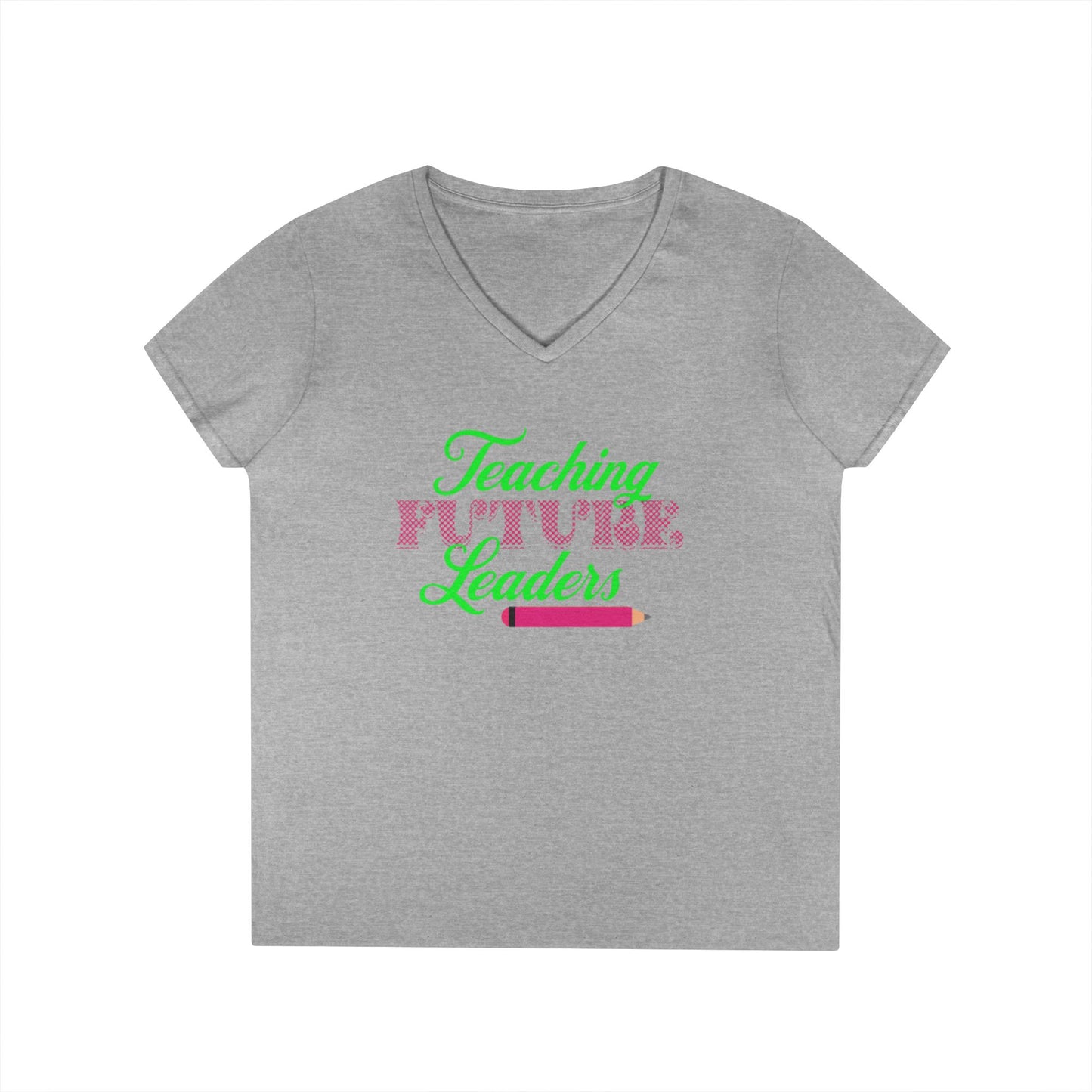 Teaching Future Leaders Ladies' V-Neck T-Shirt