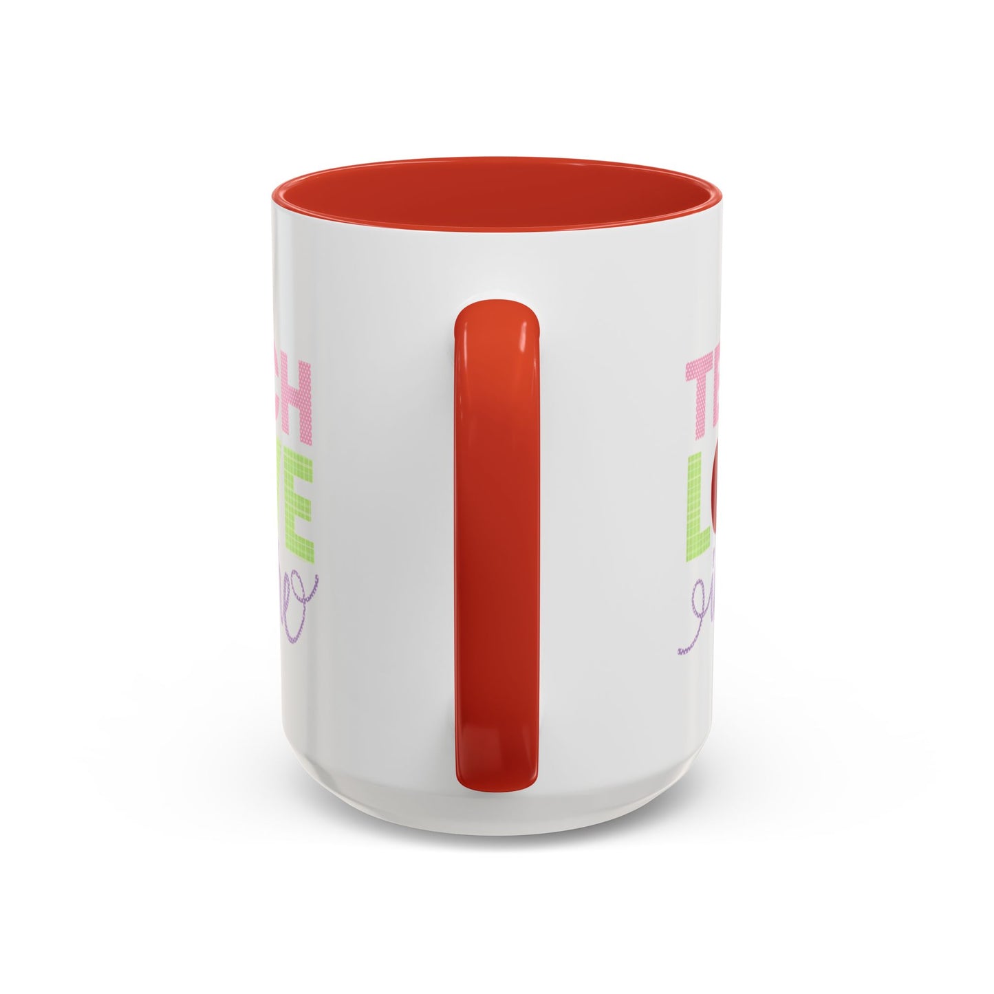 Teach Love Inspire Accent Coffee Mug