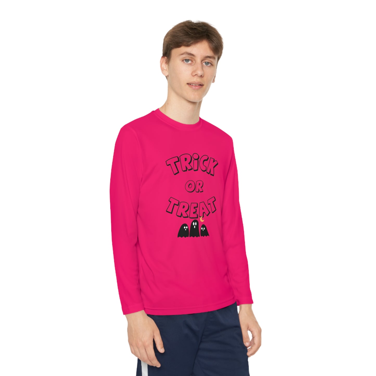 Youth Trick or Treat Long Sleeve Shirt