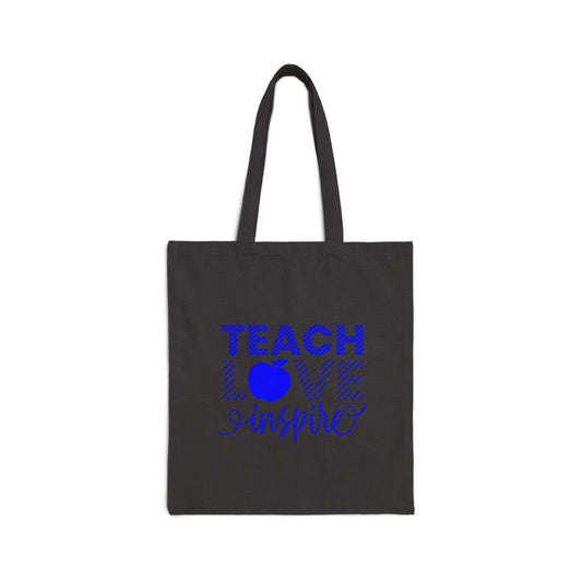 Teach Love Inspire Teacher Tote Bag