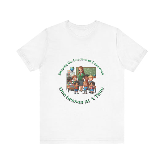 Shaping the Leaders of Tomorrow Unisex Jersey Short Sleeve Tee