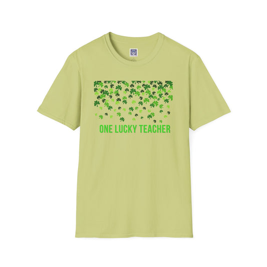 One Lucky Teacher Unisex Softstyle T-Shirt