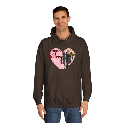 Queen of Hearts Unisex College Hoodie