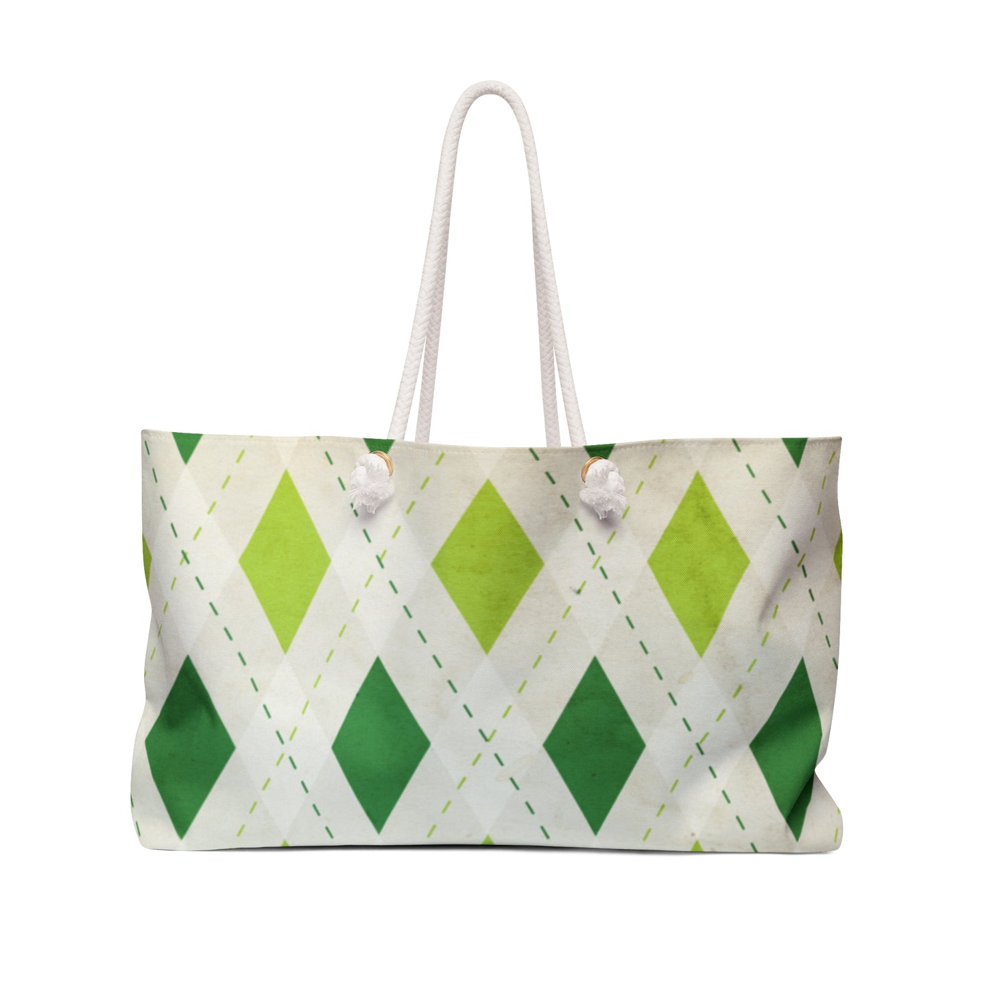 Weekender Bag St Patricks Green Diamonds