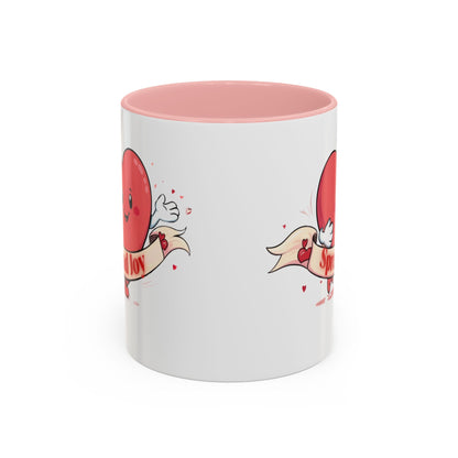Spread Joy Valentine’s Accent Coffee Mug (11oz, 15oz)