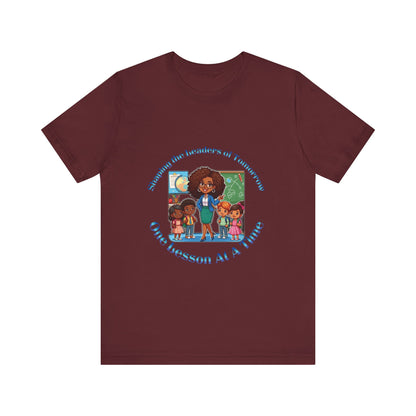 Shaping the Leaders of Tomorrow Unisex Jersey Short Sleeve Tee