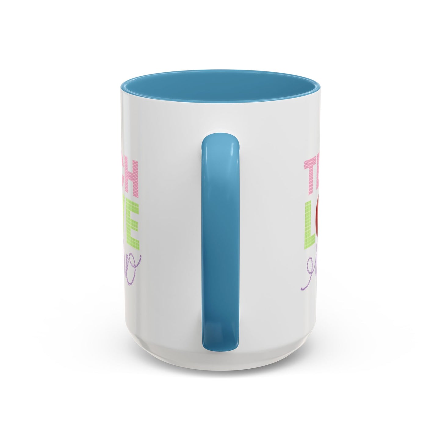 Teach Love Inspire Accent Coffee Mug