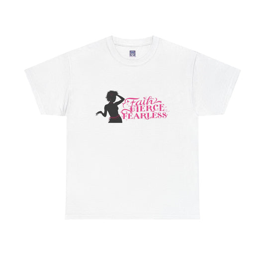 MVC Goes Pink: Faith, Fierce, Fearless Cotton Tee