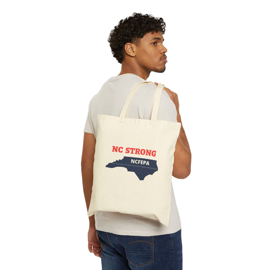 NC Strong Cotton Canvas Tote Bag - Eco-Friendly Reusable Bag for Everyday Use