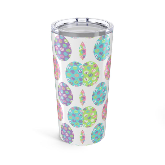 20oz Tumbler Colorful Easter Eggs