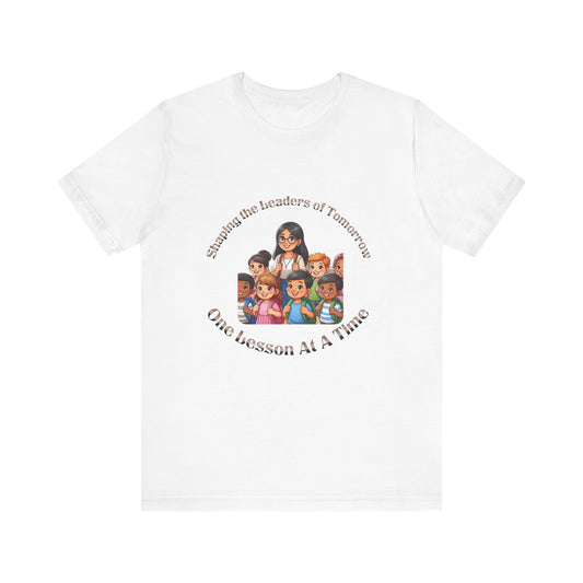 Shaping the Leaders of Tomorrow Unisex Jersey Short Sleeve Tee