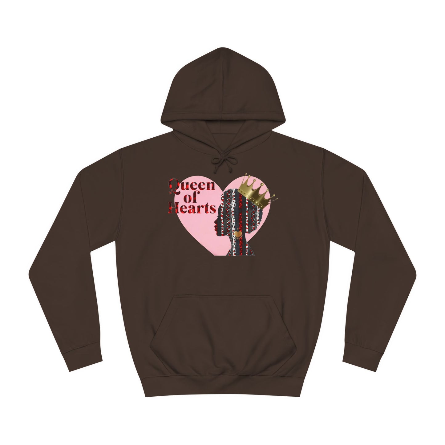 Queen of Hearts Unisex College Hoodie