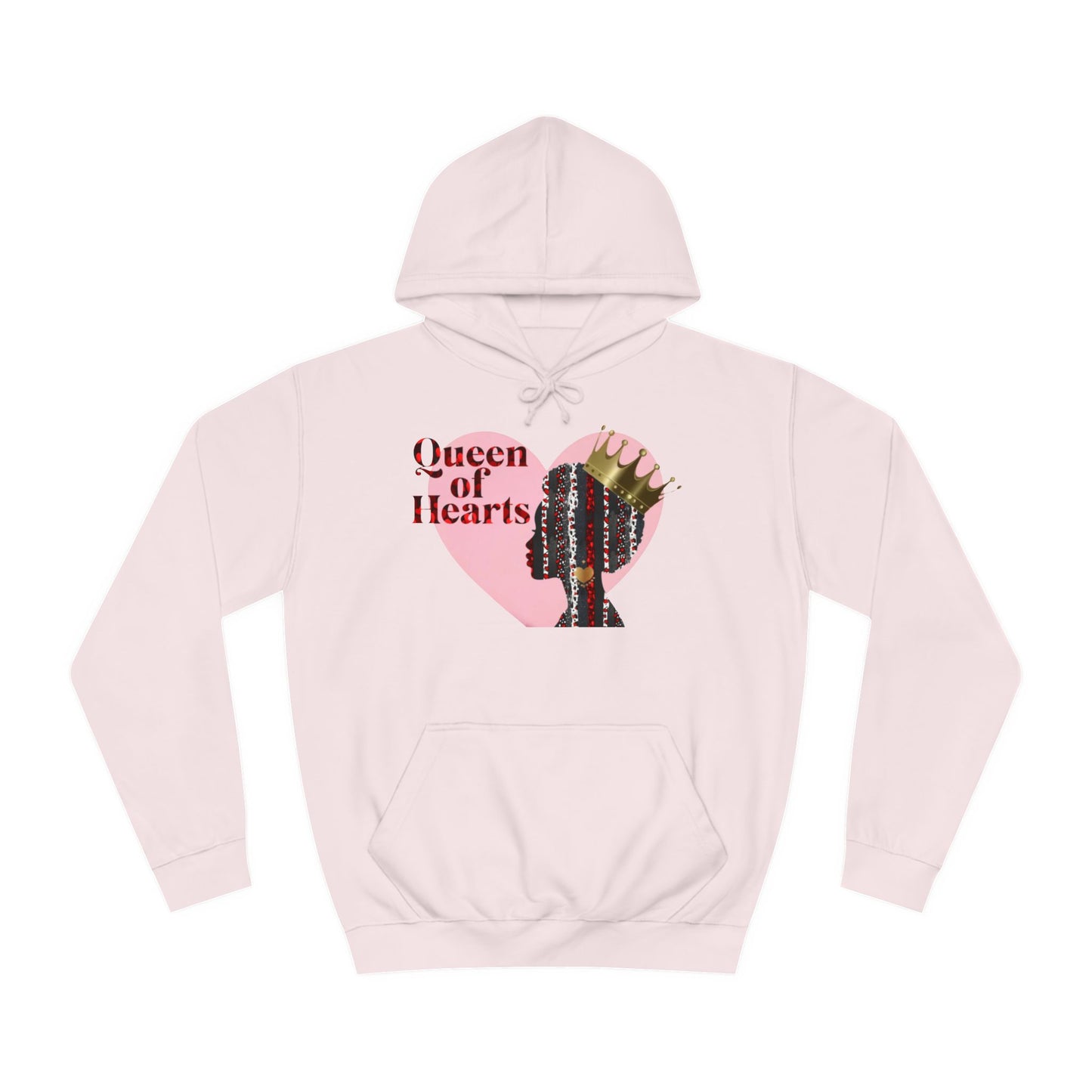 Queen of Hearts Unisex College Hoodie