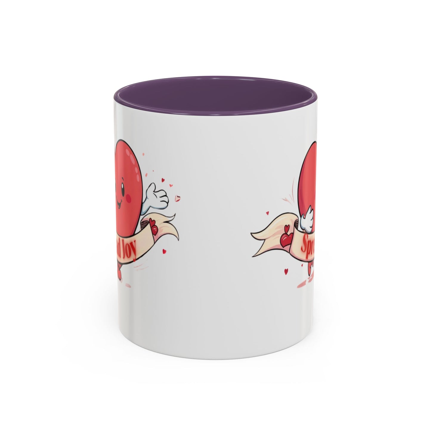 Spread Joy Valentine’s Accent Coffee Mug (11oz, 15oz)