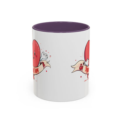 Spread Joy Valentine’s Accent Coffee Mug (11oz, 15oz)