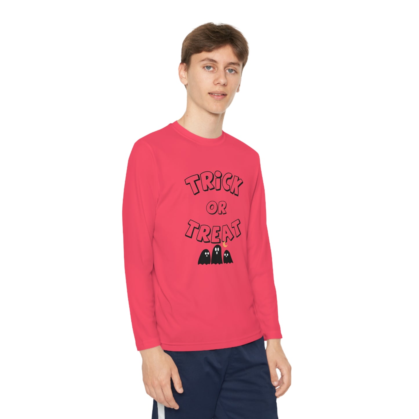 Youth Trick or Treat Long Sleeve Shirt