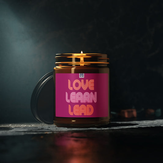 Love Learn Lead Scented Soy Candle