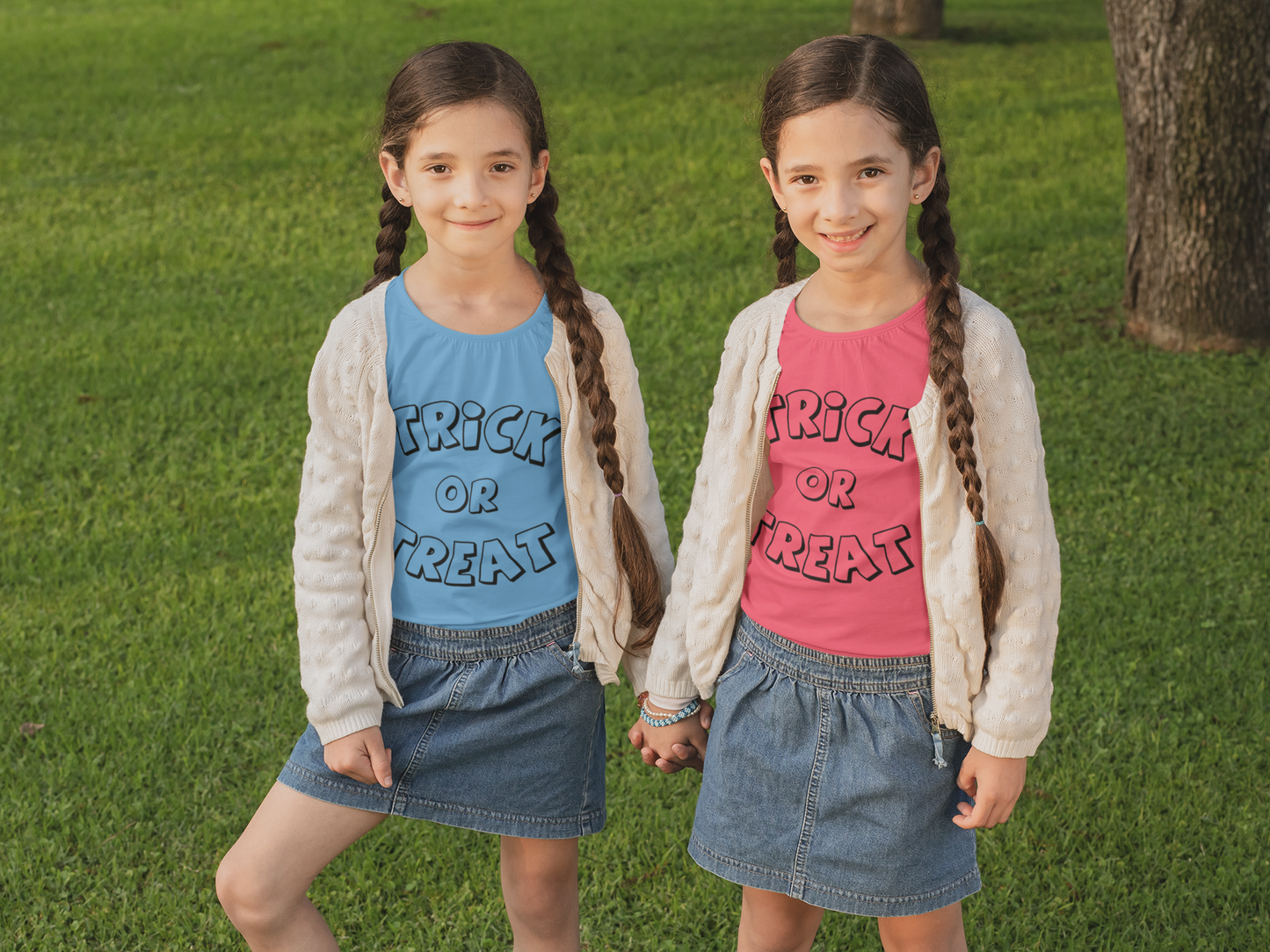 Youth Trick or Treat Long Sleeve Shirt