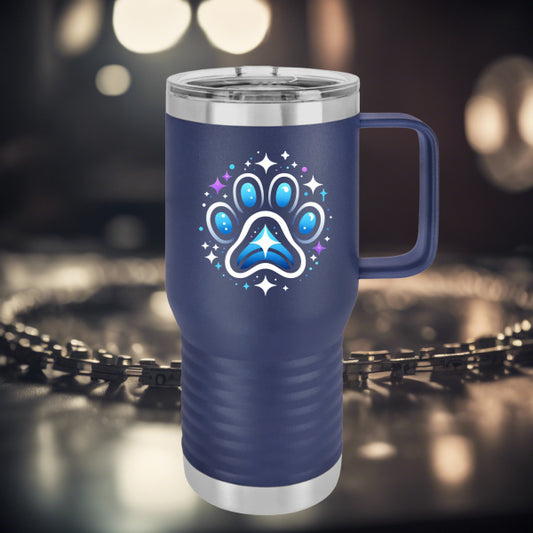 Paw Print Travel Mug, 20oz (Early Access Item)