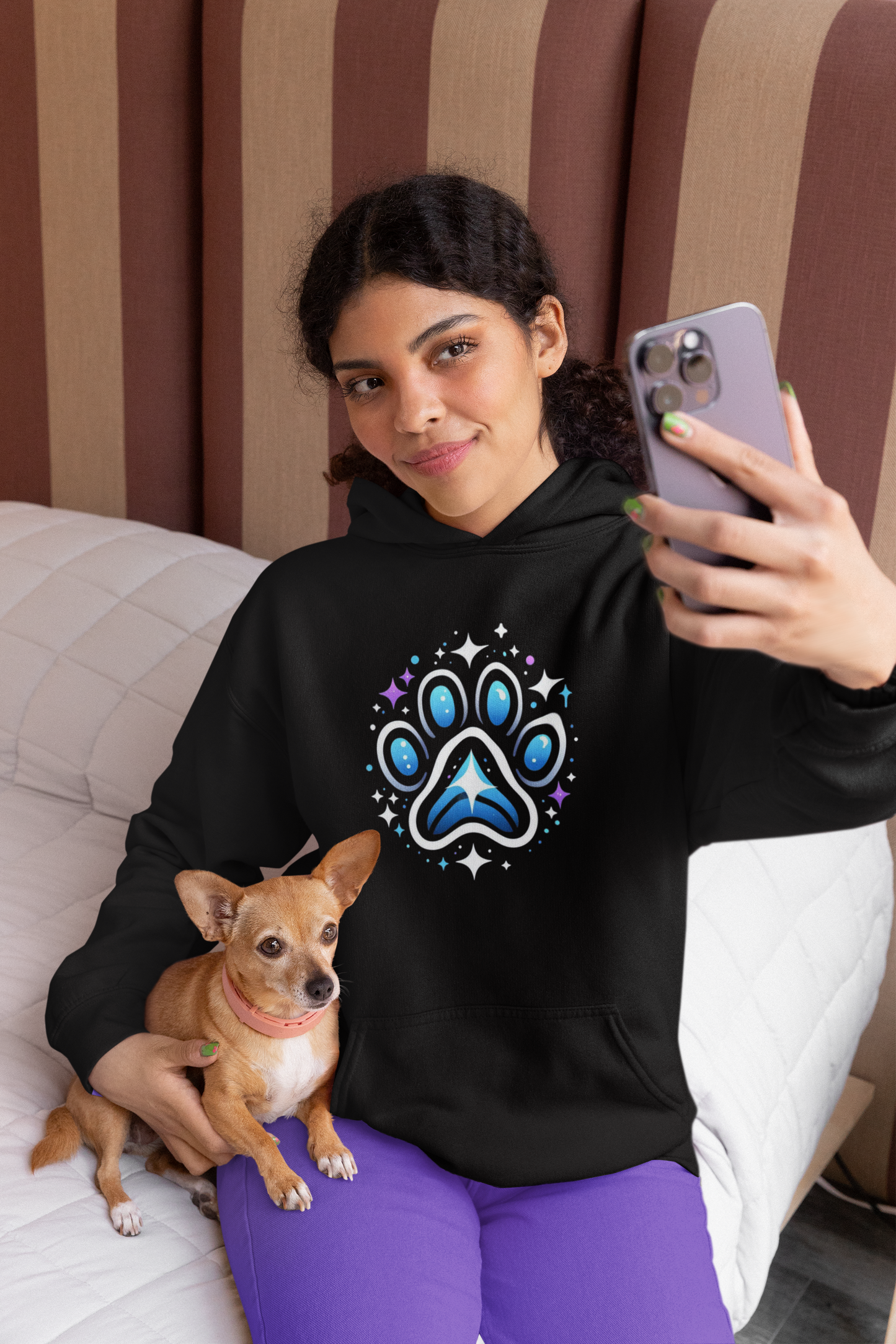 Pawprint Hooded Sweatshirt
